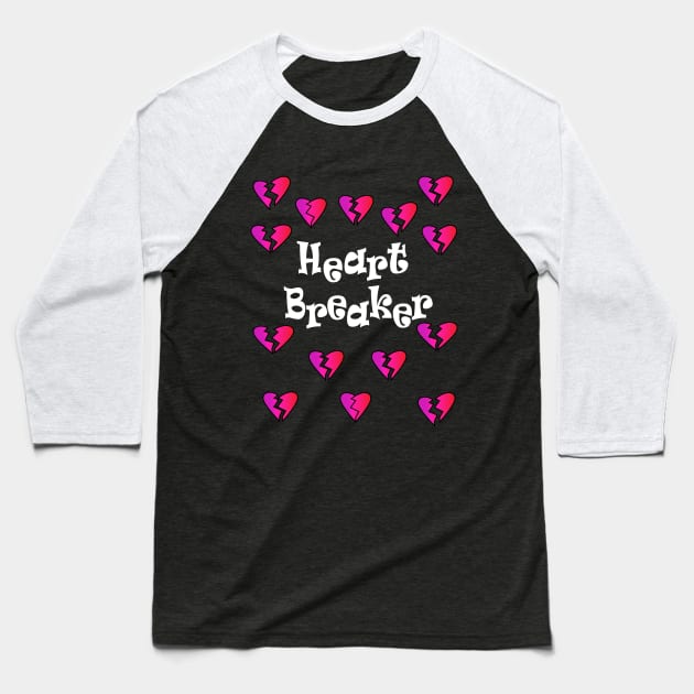 Heartbreaker Baseball T-Shirt by IronLung Designs